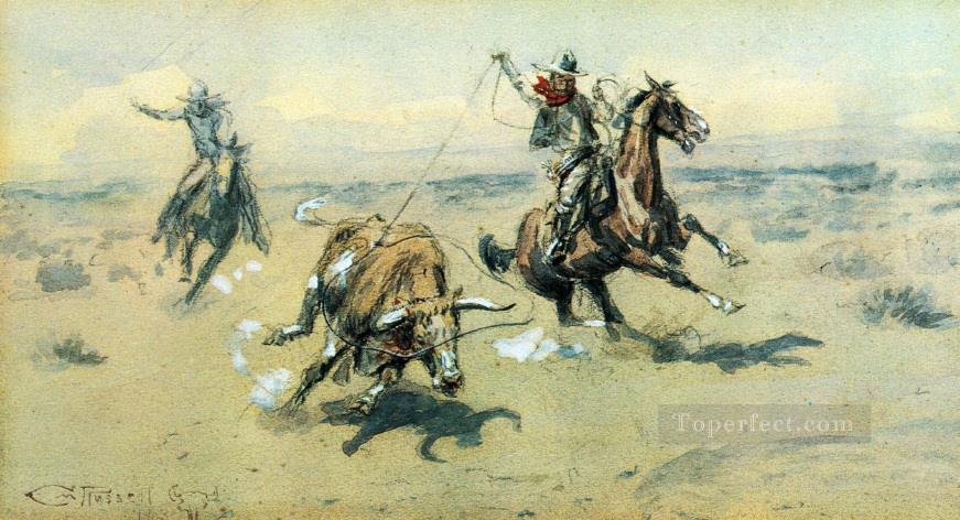 the bolter 2 1903 Charles Marion Russell Oil Paintings